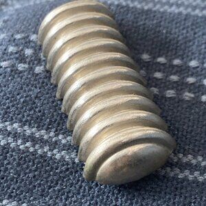 1930s Vintage Shoe Clip Patent Signature 1892188 Silver-tone Modernist Lines (1)